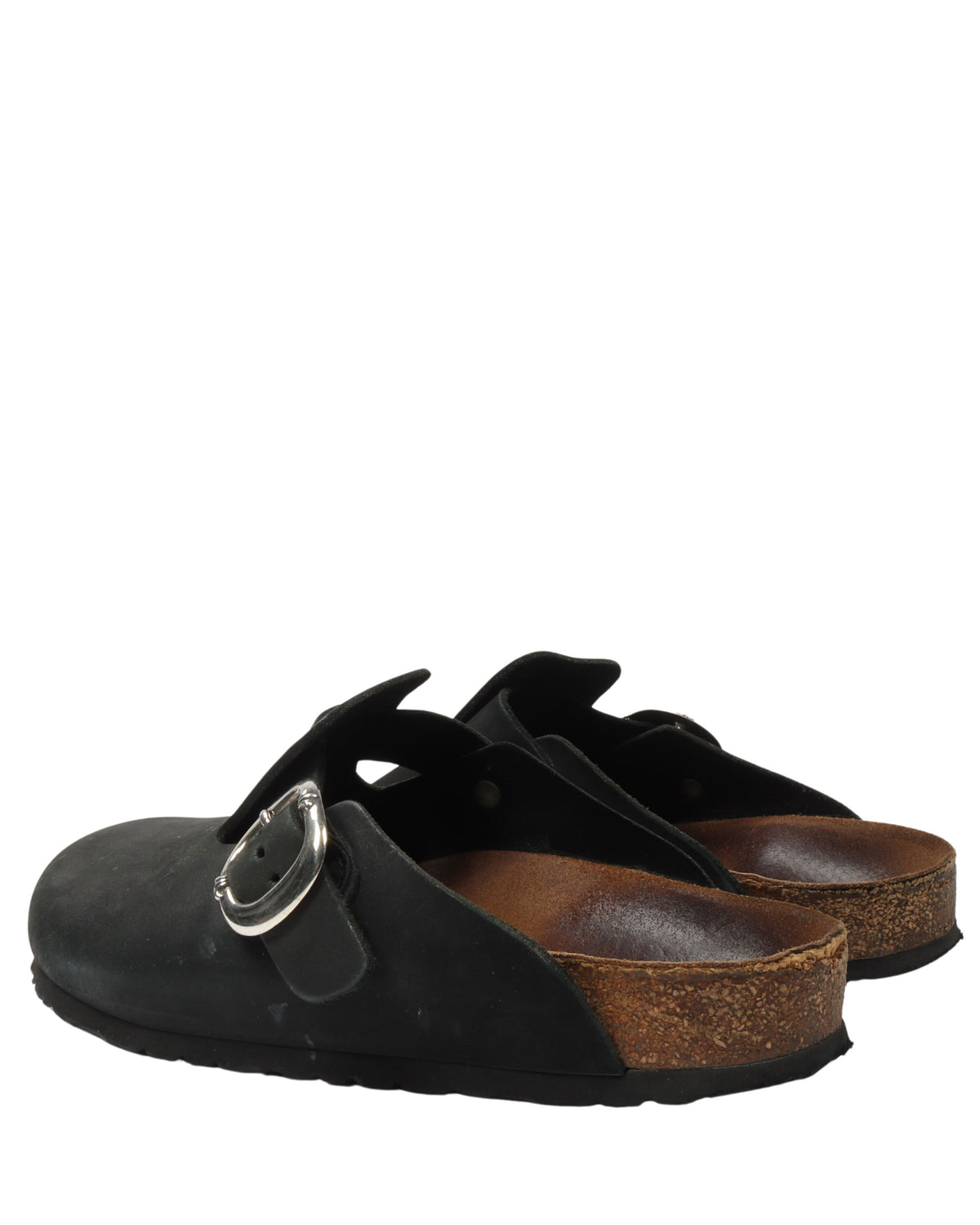 Birkenstock Boston Nubuck Leather Mules