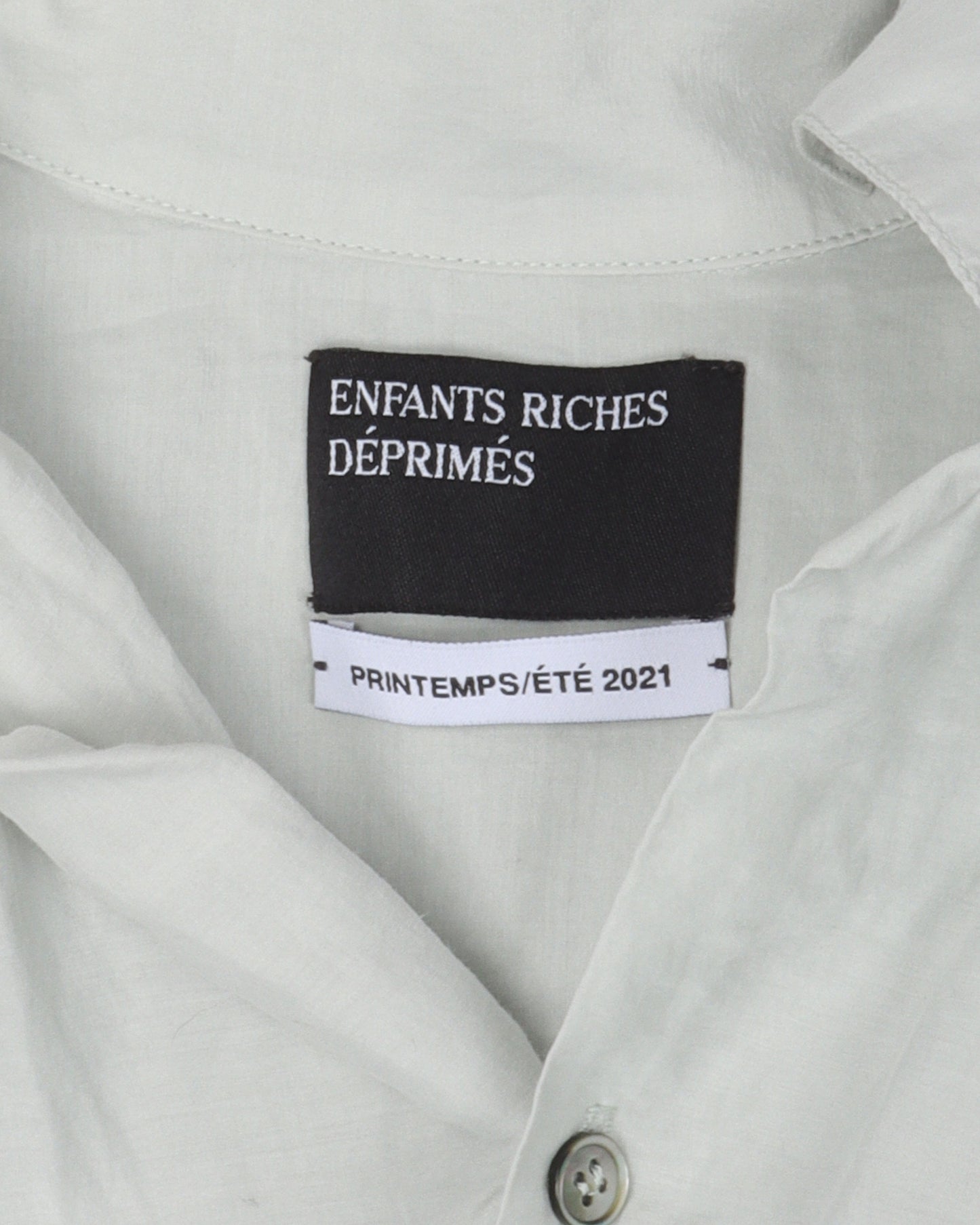 Silk Blend Graphic Shirt