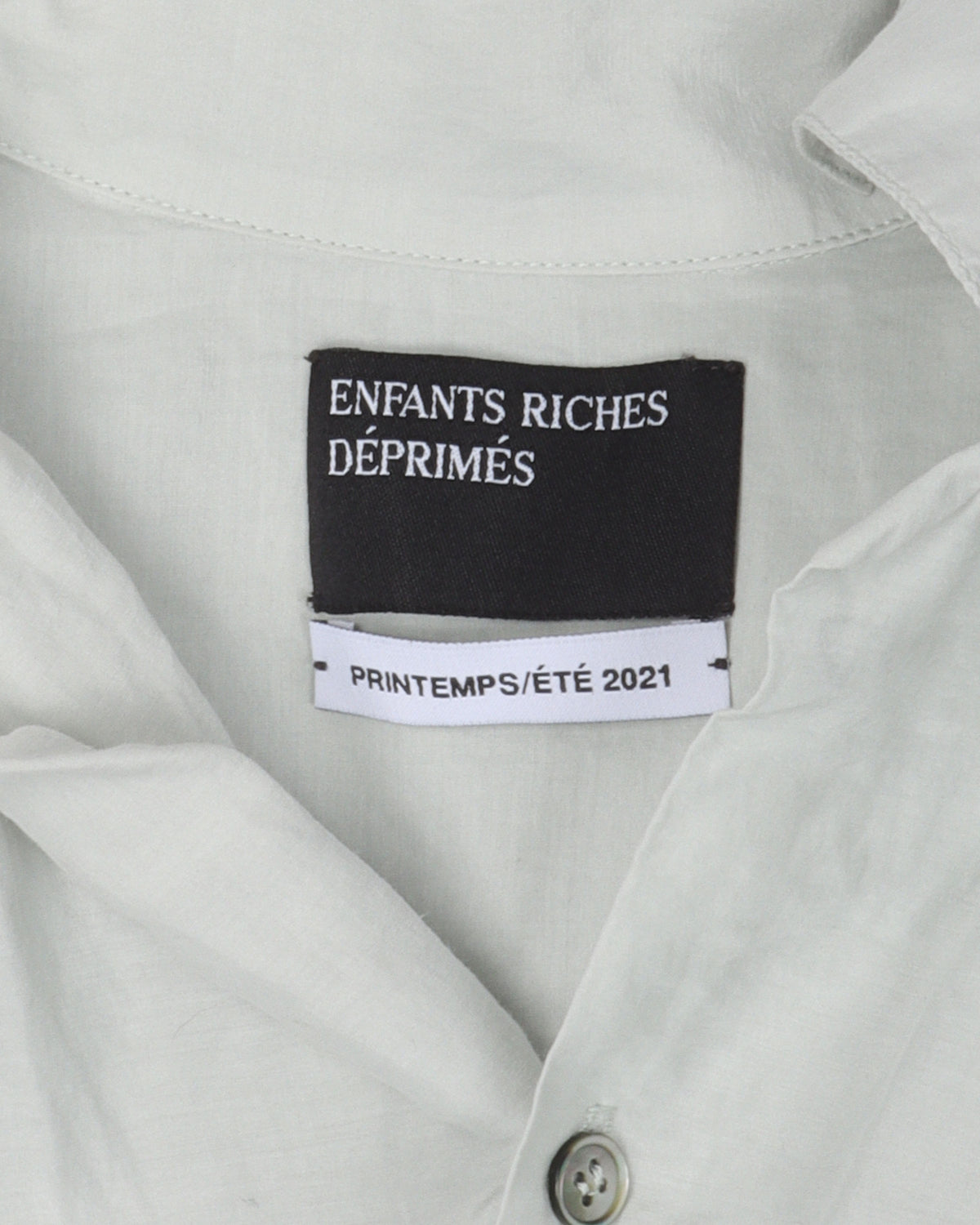 Silk Blend Graphic Shirt