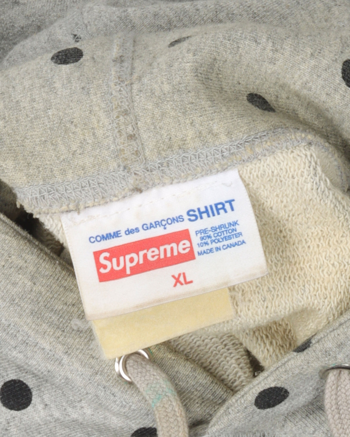 Comme Des Garcons Box Logo Hoodie