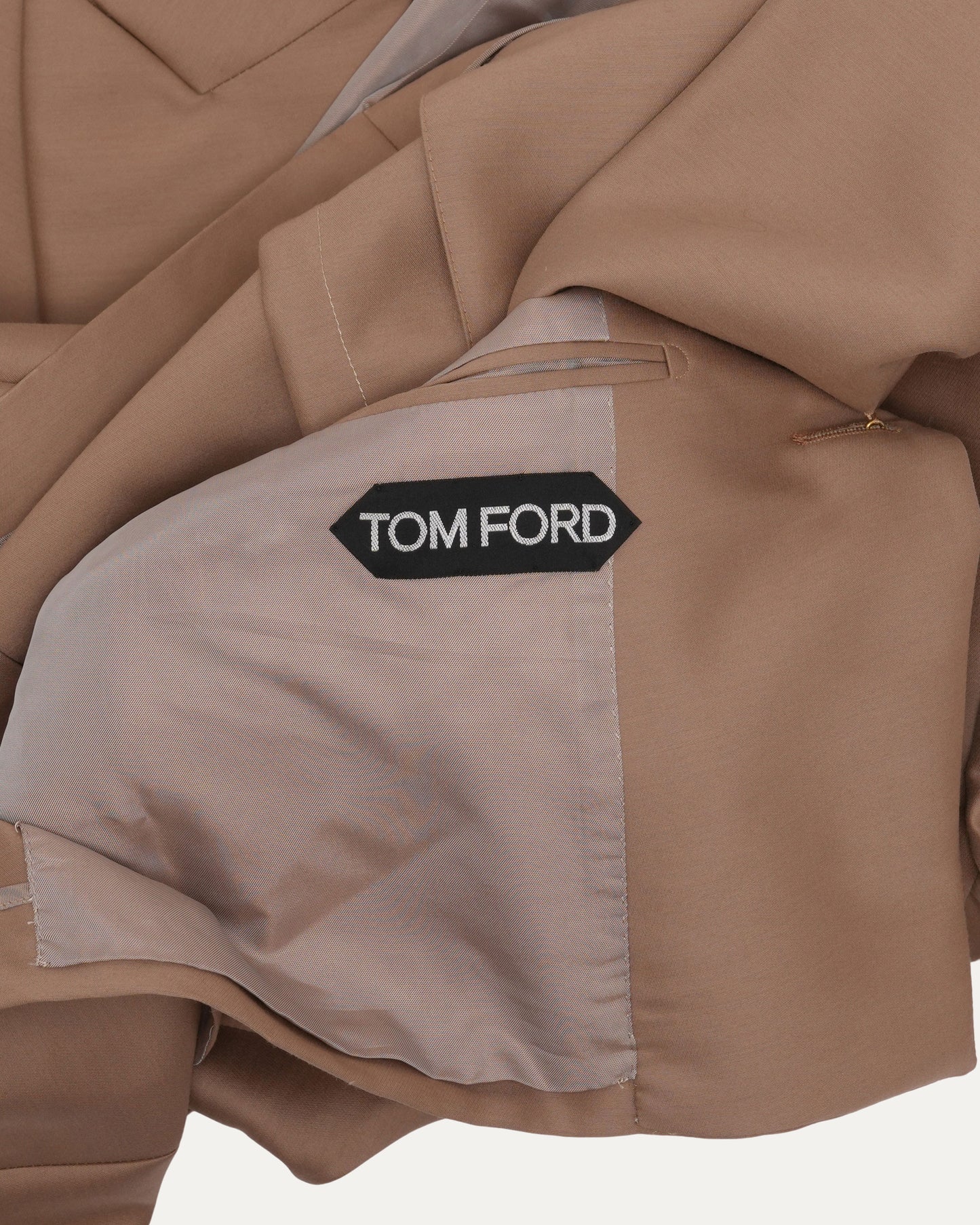 Double Breasted Wool-Silk Blend Jacket