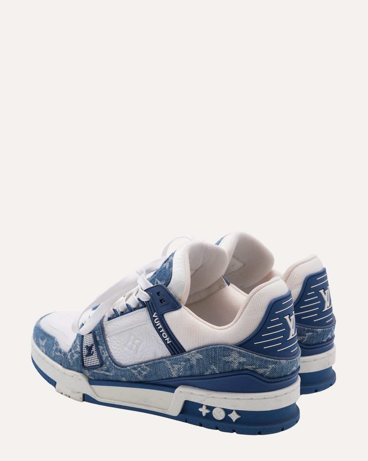Denim Monogram LV Trainers