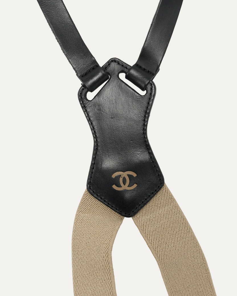 Logo Print Suspenders