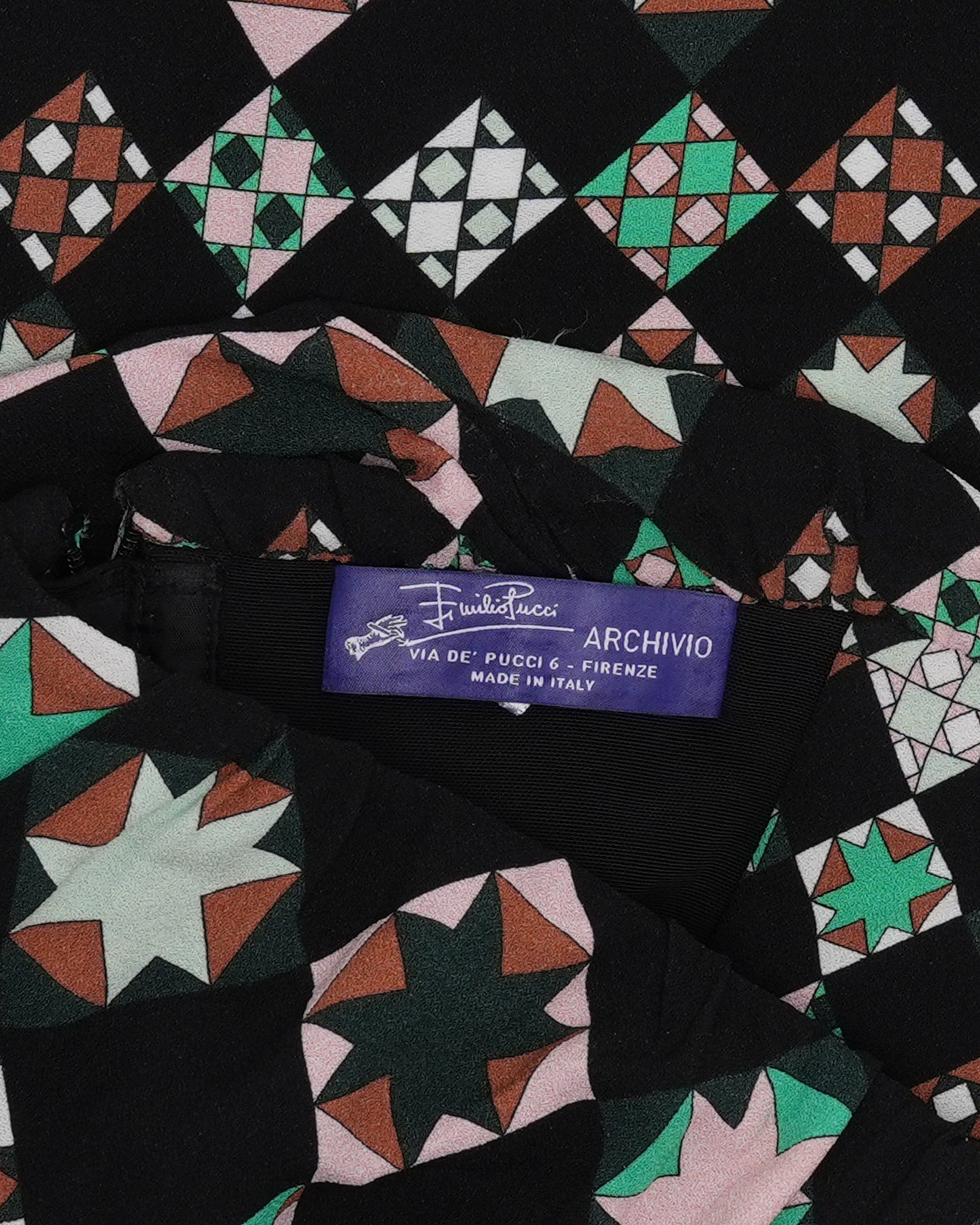 Geometric Print Dress