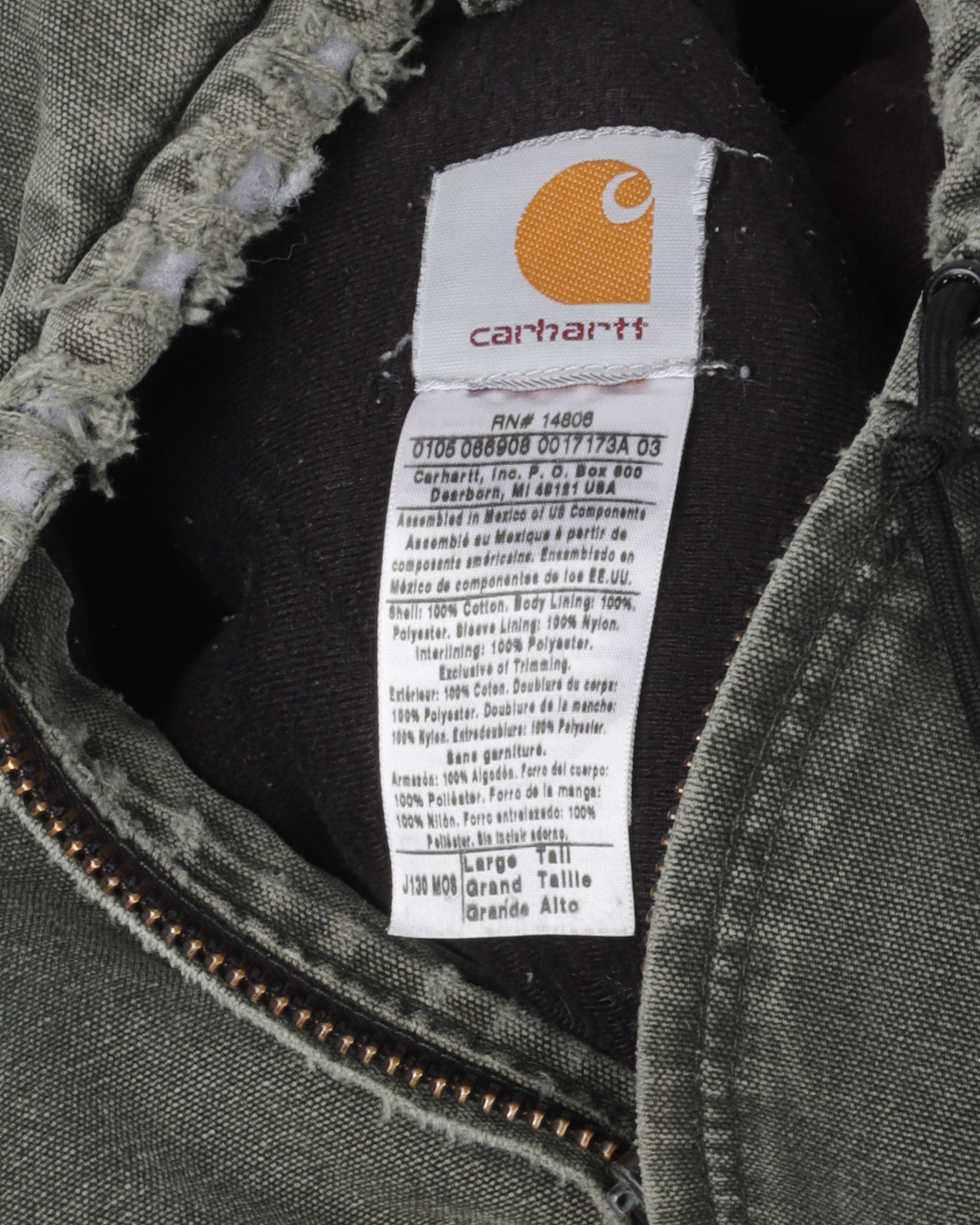 Carhartt Hooded Work Jacket