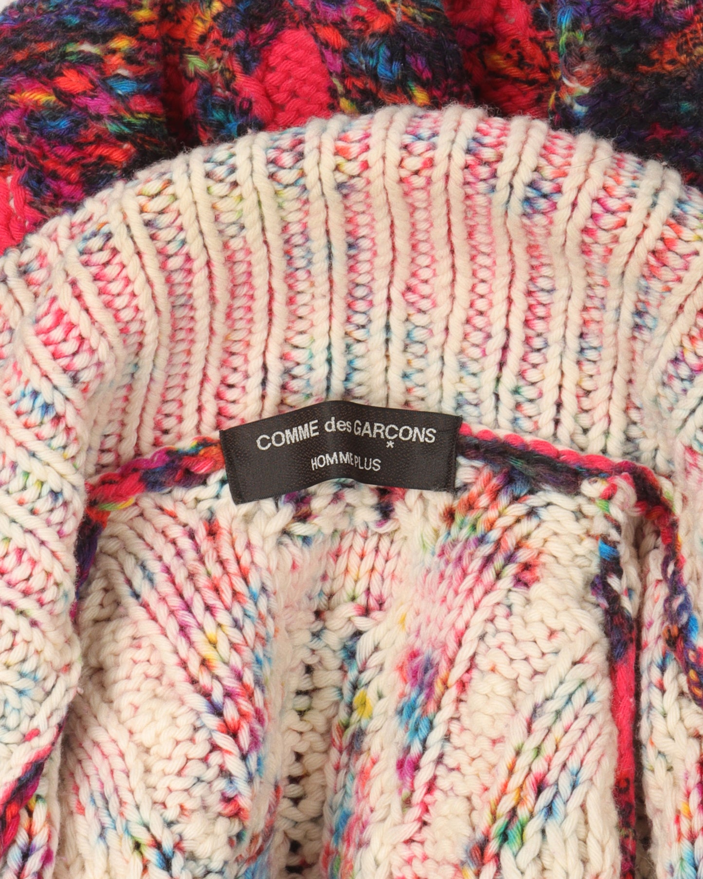 Homme Plus 2001 AW Tie-Dye Knit Cardigan
