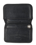 Leather Bifold Scroll Cardholder