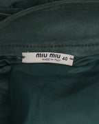 Suede Pleated Mini Skirt