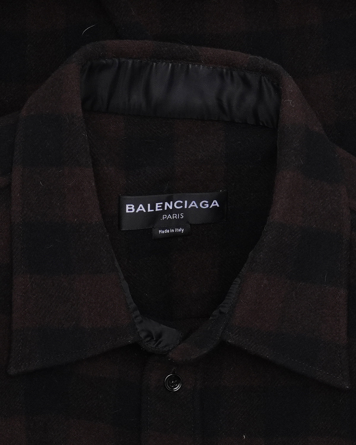 FW16 Padded Shoulder Flannel Shirt