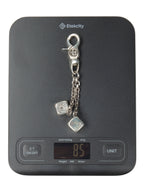 Silver Dice Keychain Clip