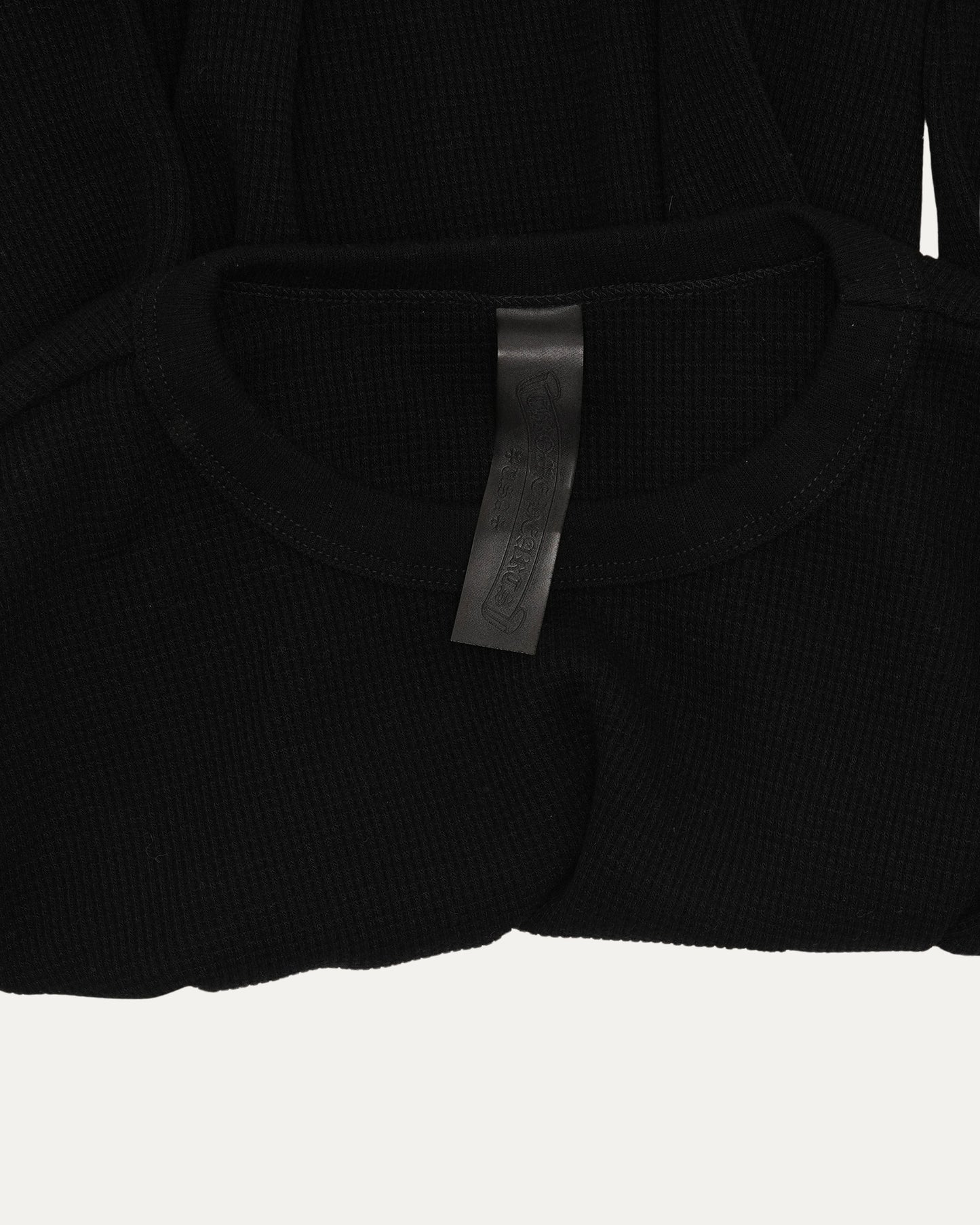 Embroidered Thermal Long Sleeve T-Shirt