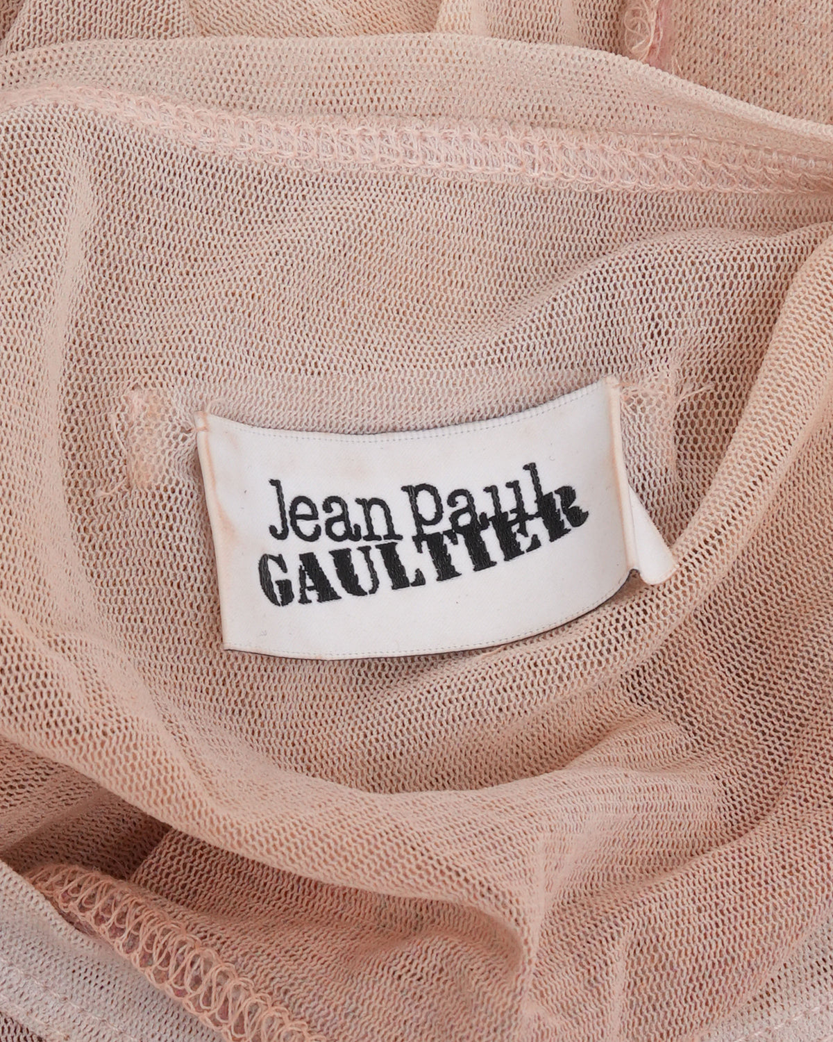 Logo Printed Sheer Dress