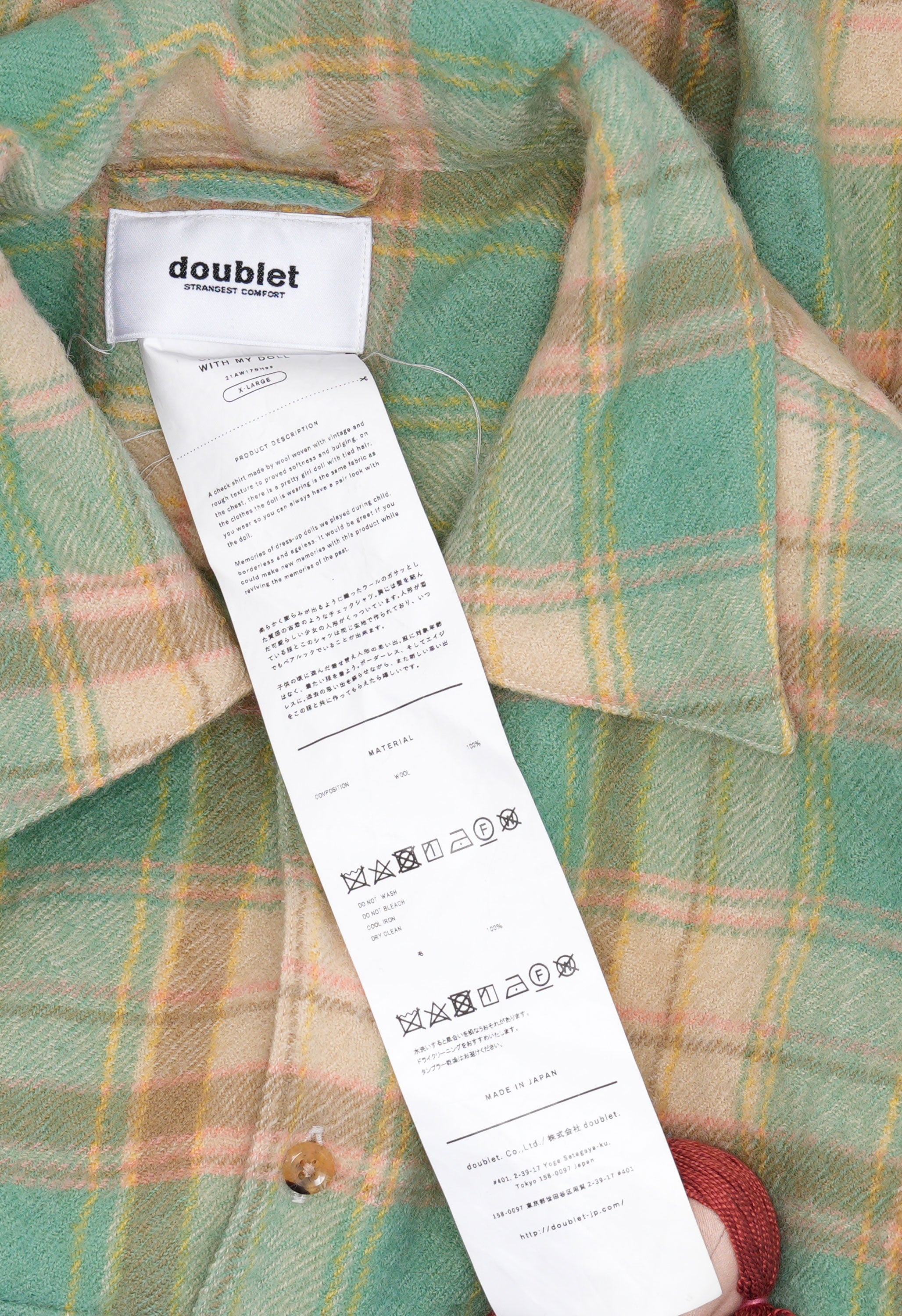 Wool Doll Flannel Shirt