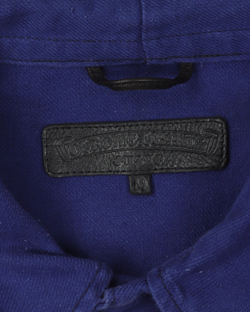 French Bleu De Travail Star Patch Work Jacket