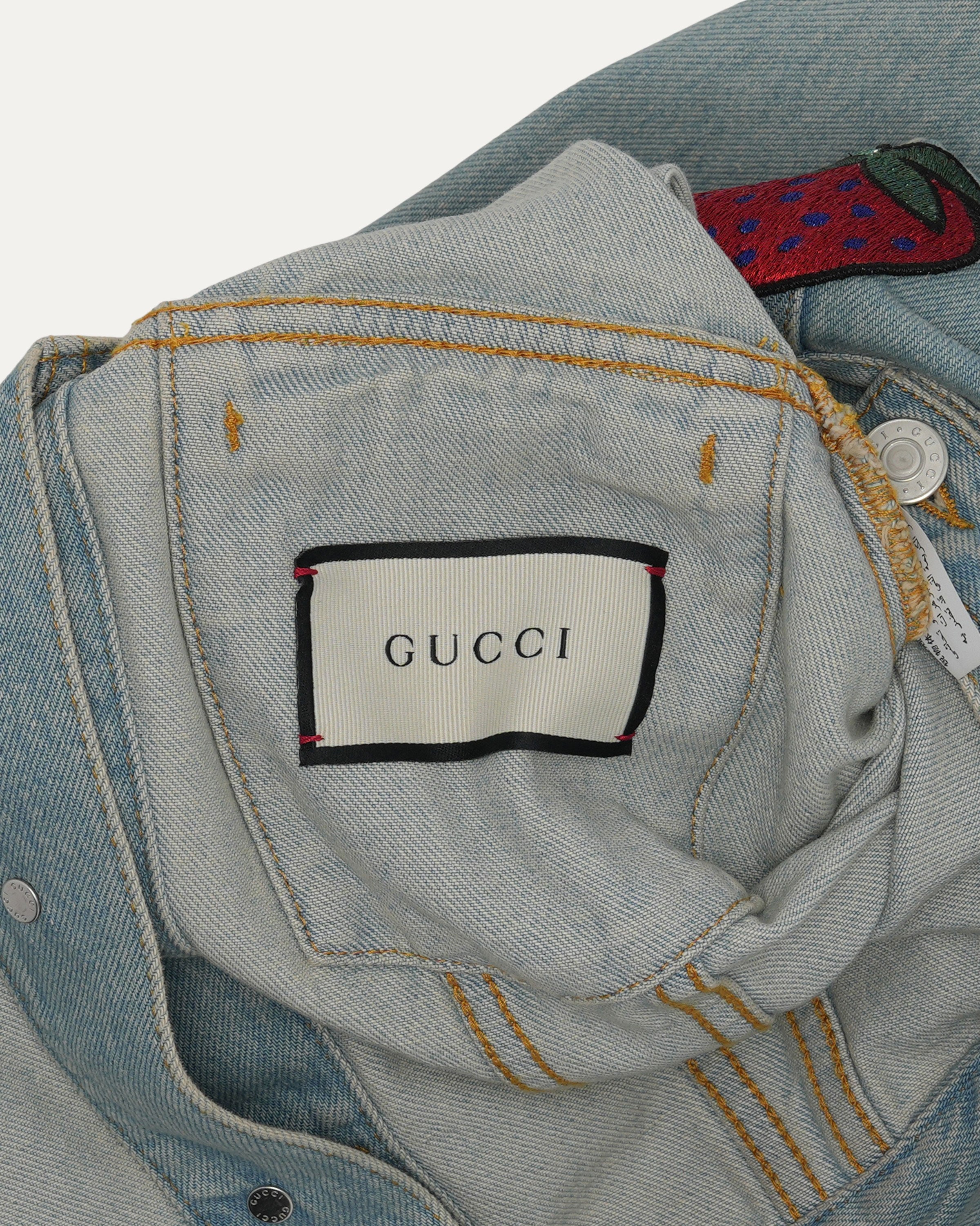 Jaguar Embroidered Denim Jacket