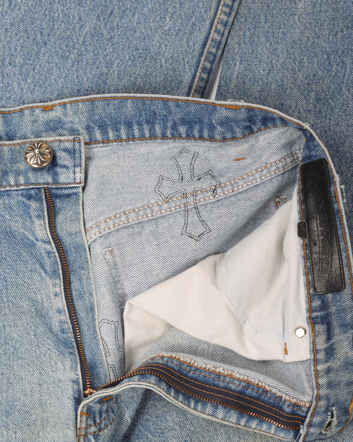 Levi's Zipper Fly Cross Patch Jeans