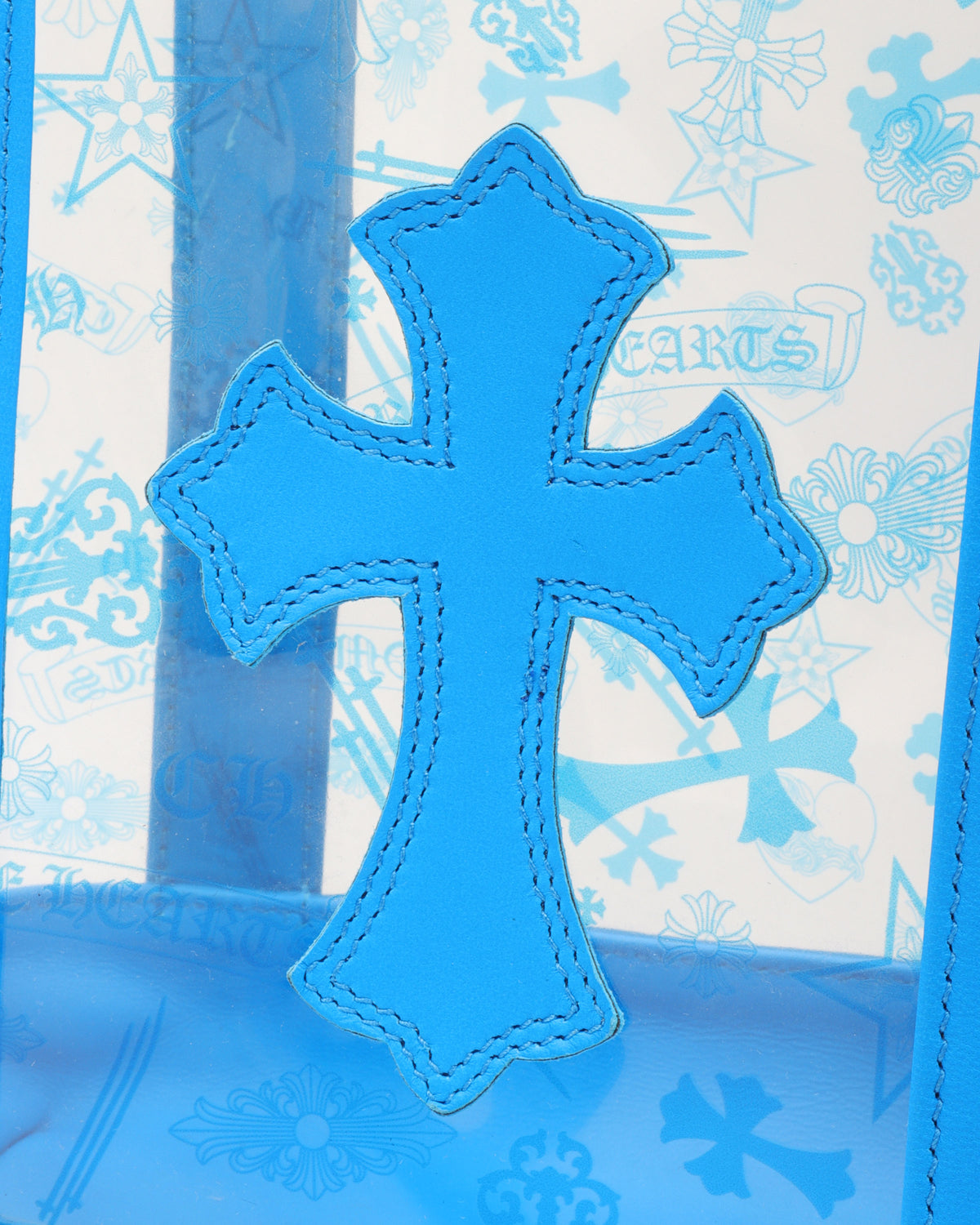 PVC Cross Patch Mini Tote Bag