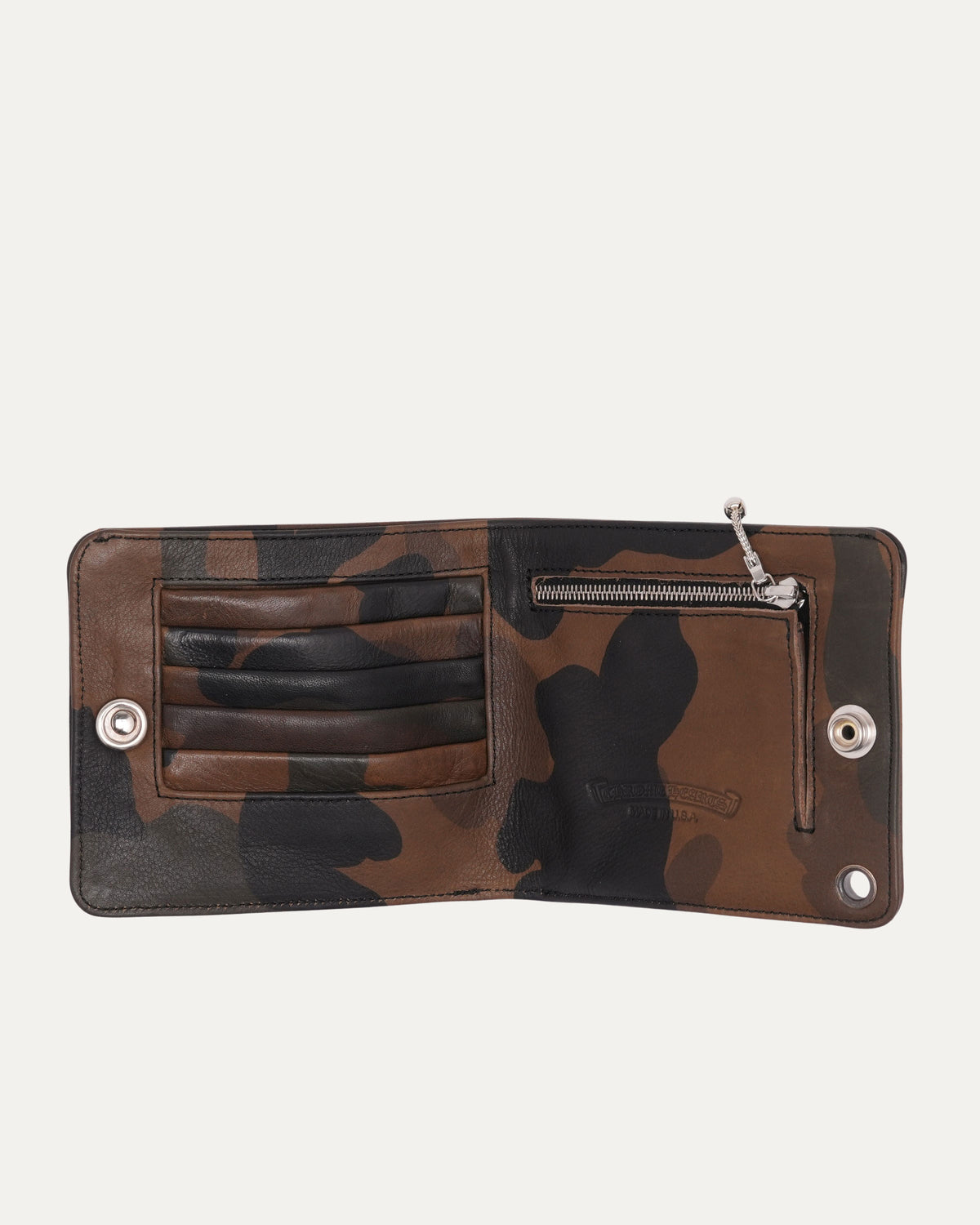 Camouflage Star Snap Wallet