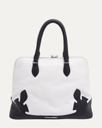Filigree Cross Embellished Slouchy Mo Bag