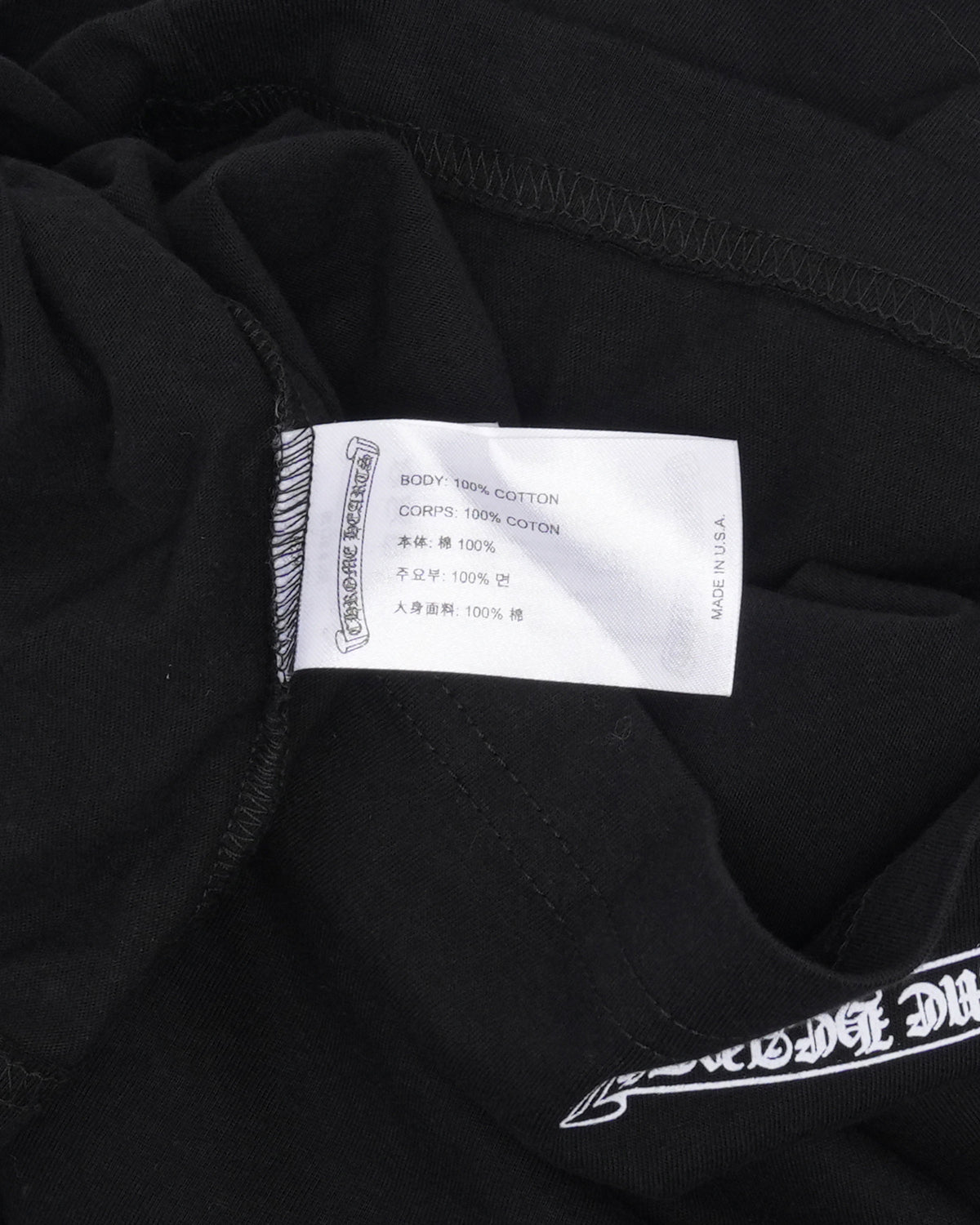 Neck Logo Long Sleeve T-Shirt