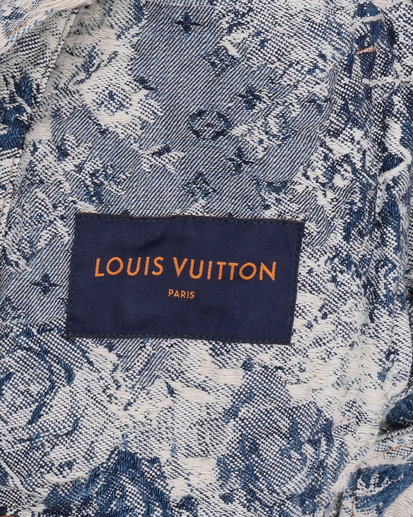 Floral Tapestry Denim Trucker Jacket