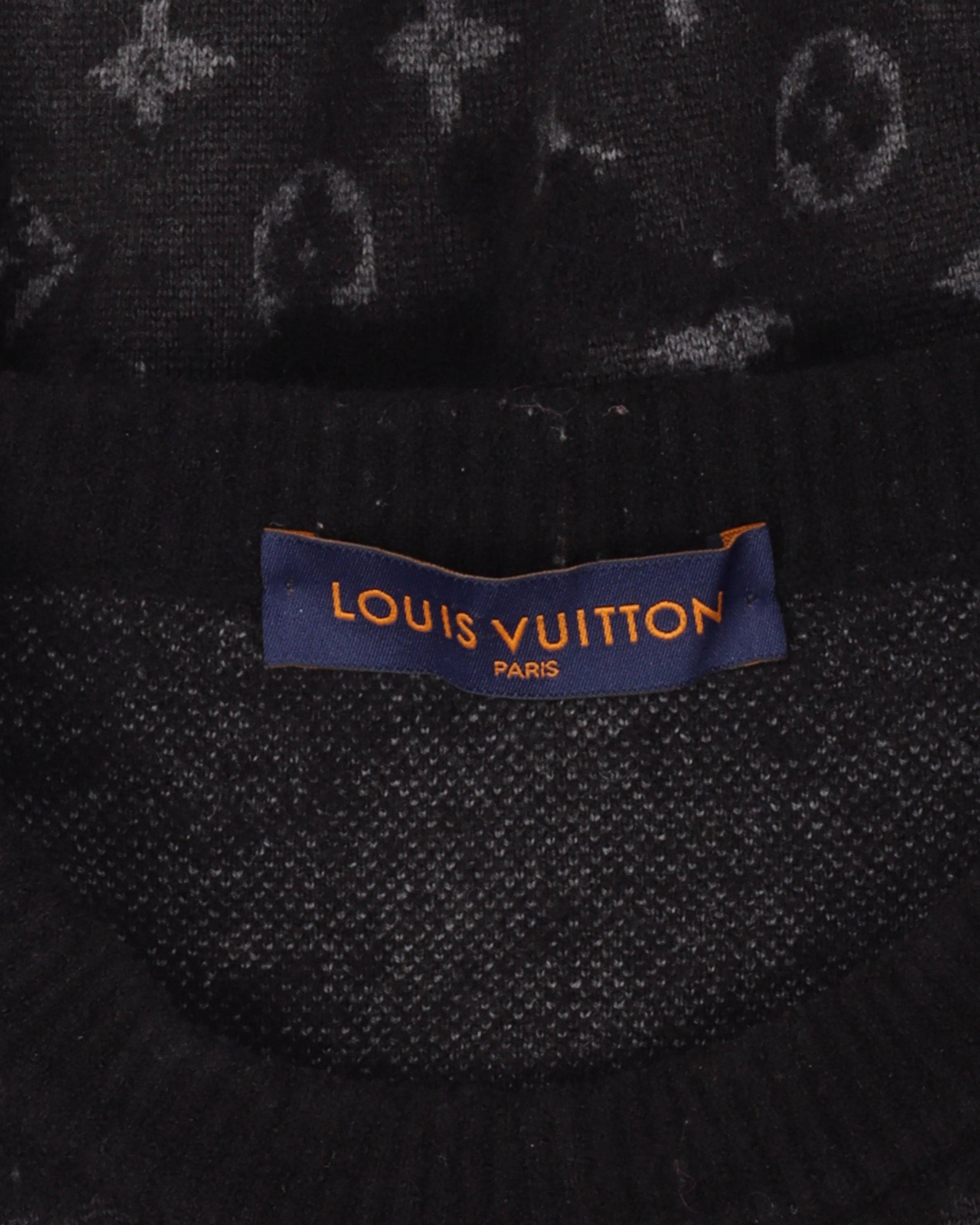 LOUIS VUITTON 1A3XJH Chevron stitch Jacquard Pullover tops knit