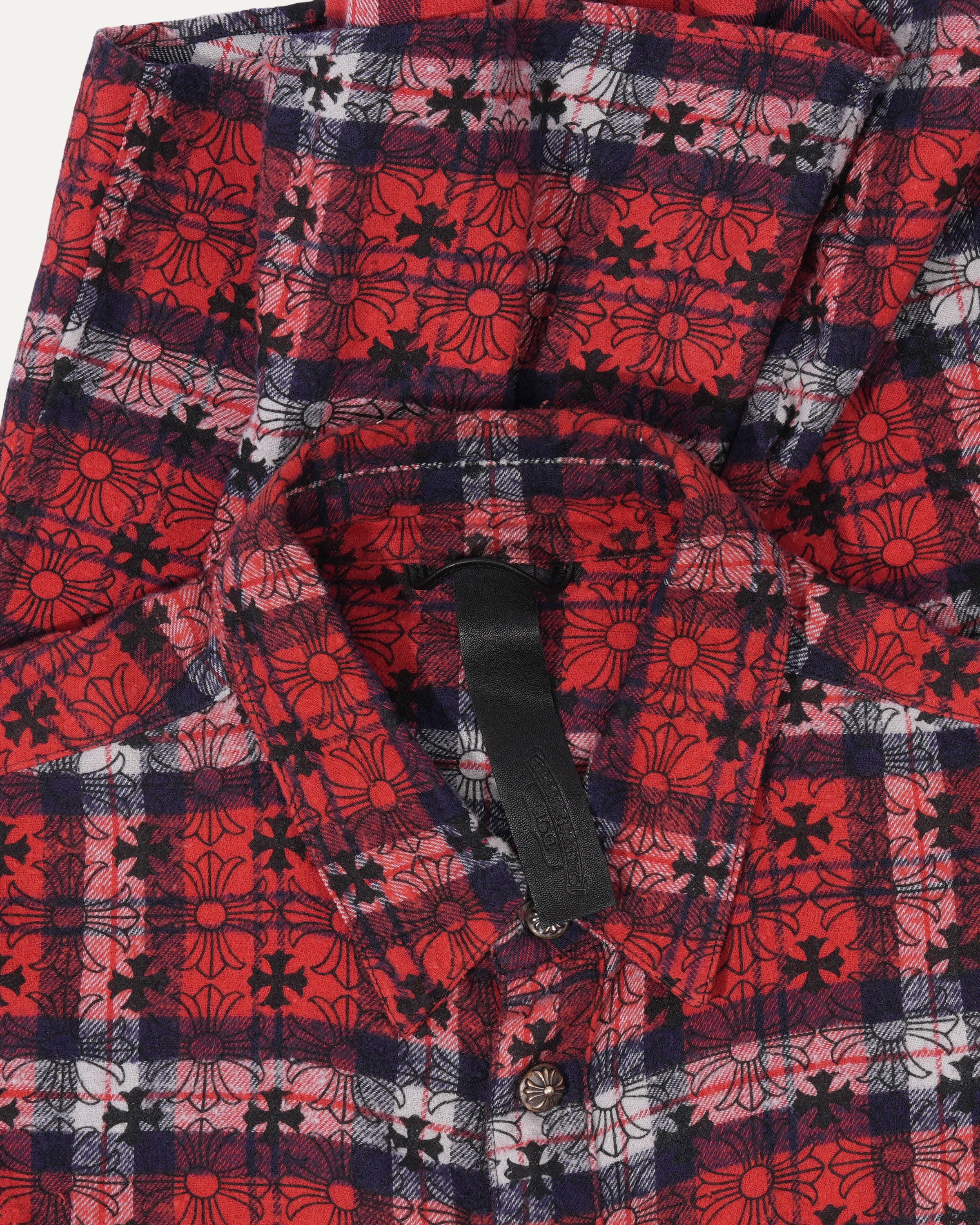 Cross Patch Flannel Shirt