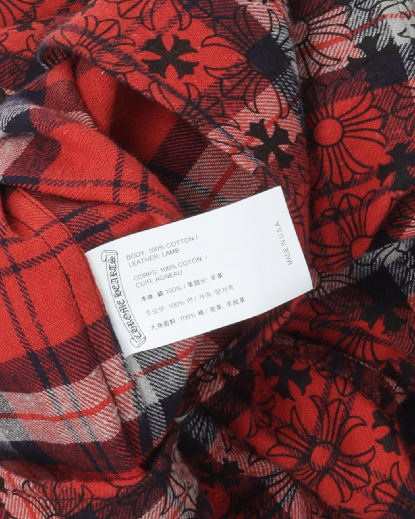 Cross Patch Cotton Flannel Shirt