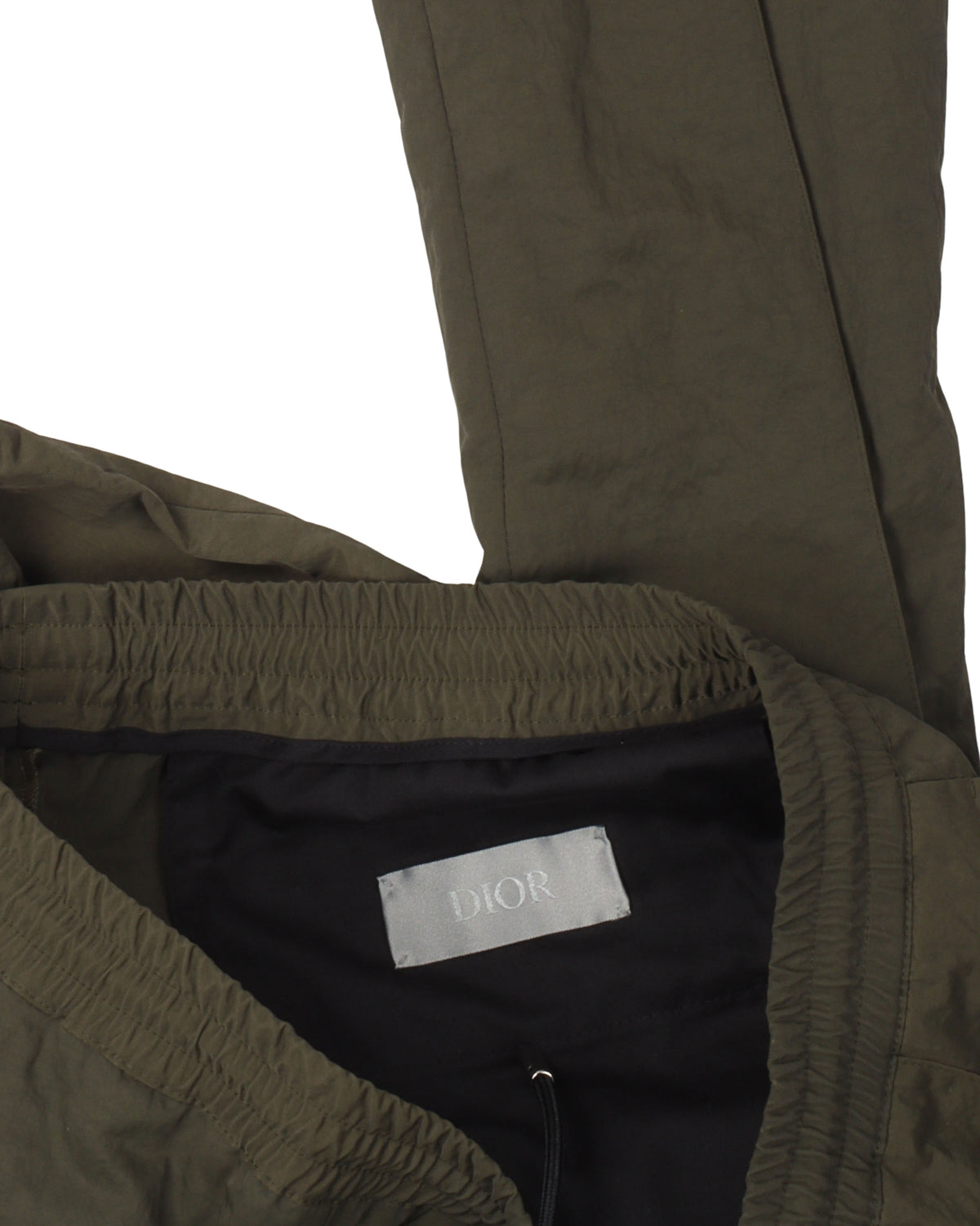 Nylon Pleated Trousers