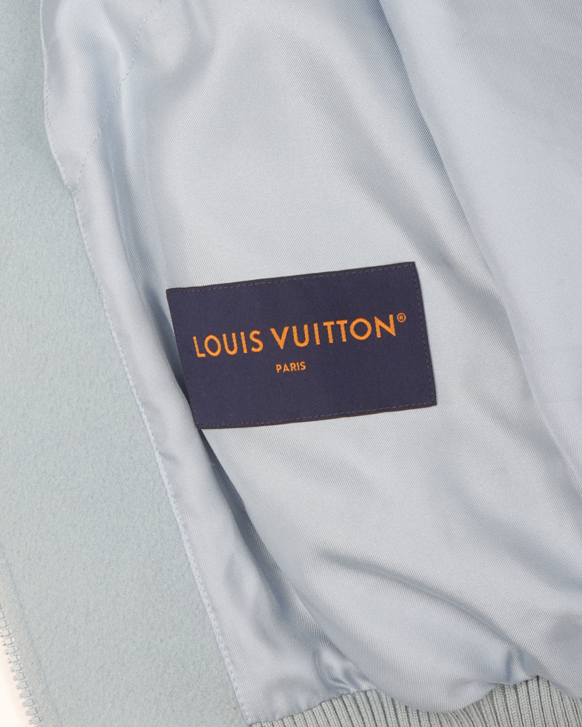 "Calligraphy and a Violin Case" Shearling Wool Varsity Blouson
