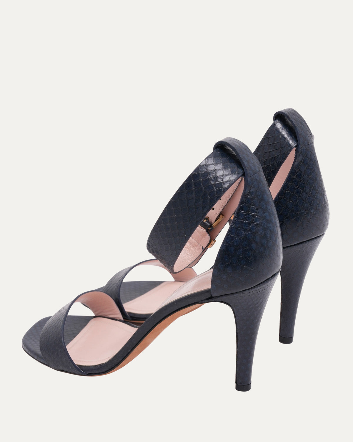 Python Stiletto Sandals