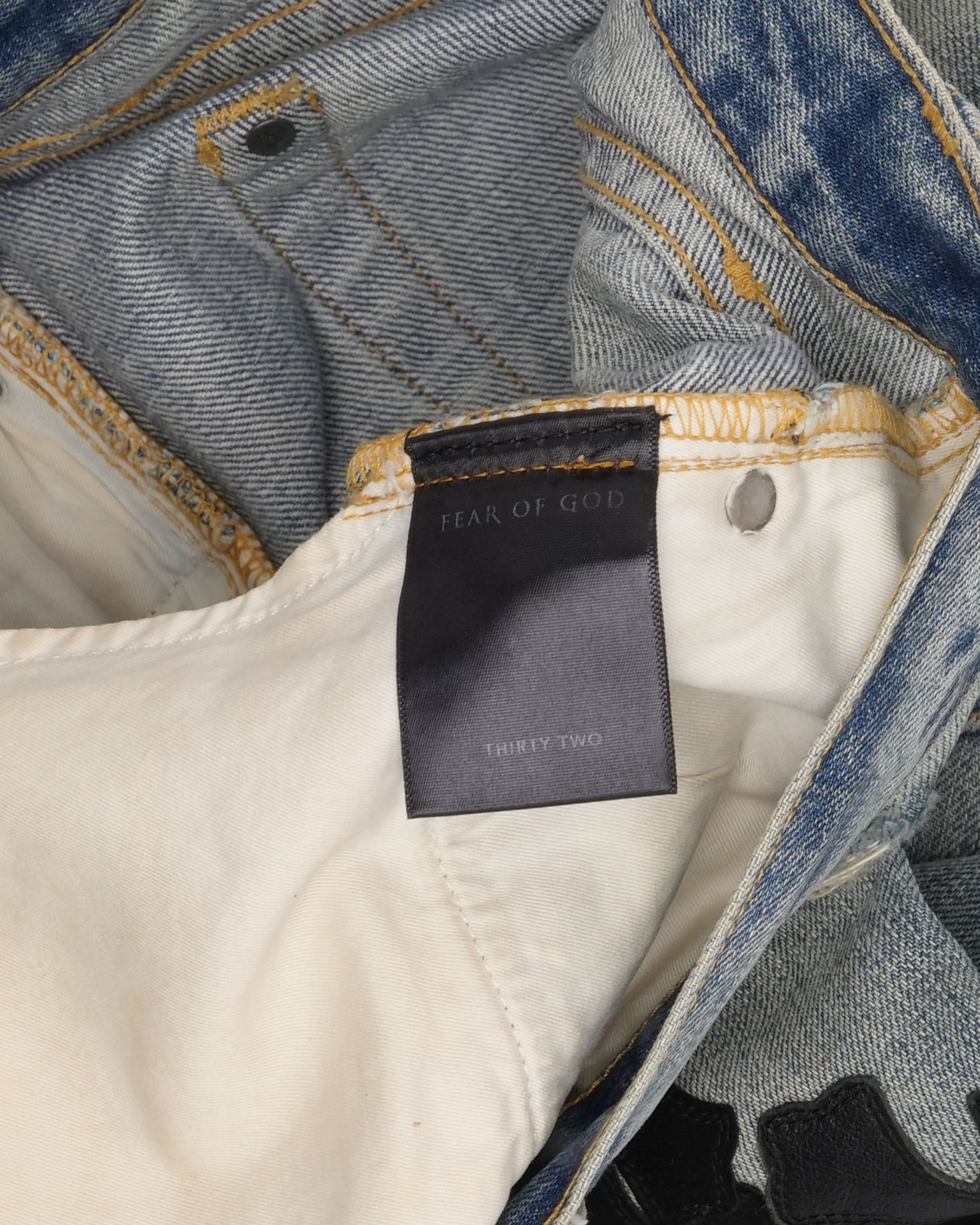 Fear of God Cross Patch Jeans