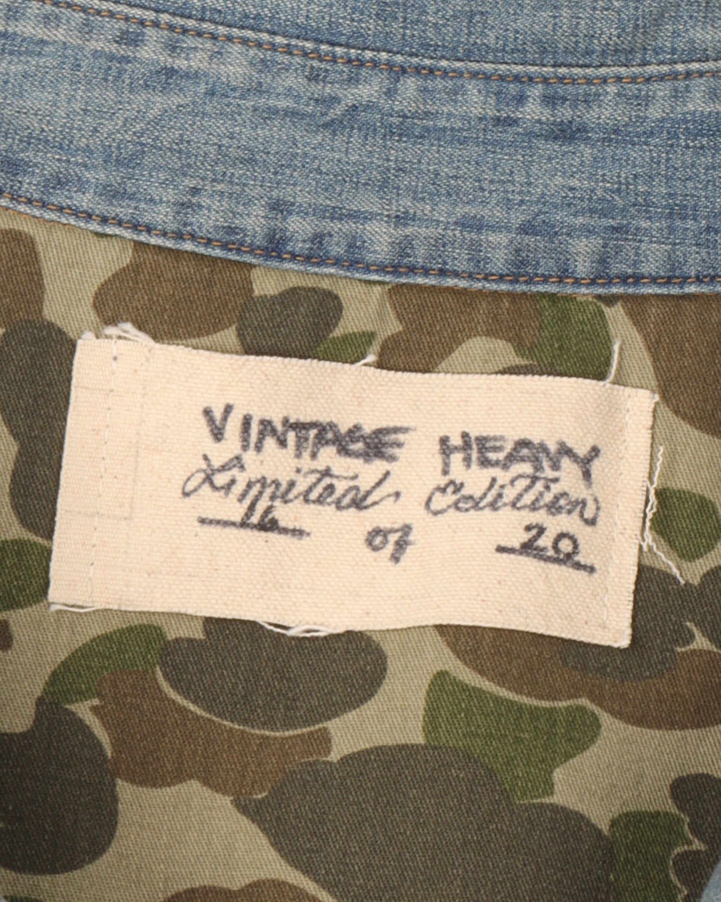 Limited Edition 16/20 Denim Western Shirt