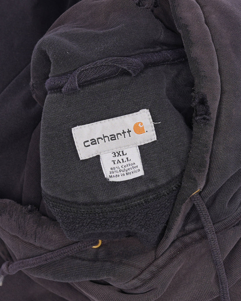 Faded Distressed Carhartt Hoodie