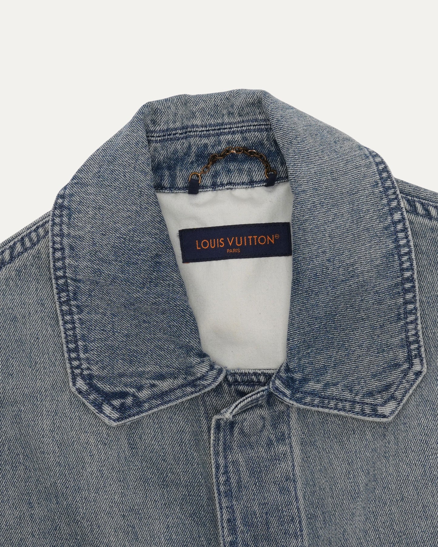 Denim Monogram Workwear Shirt