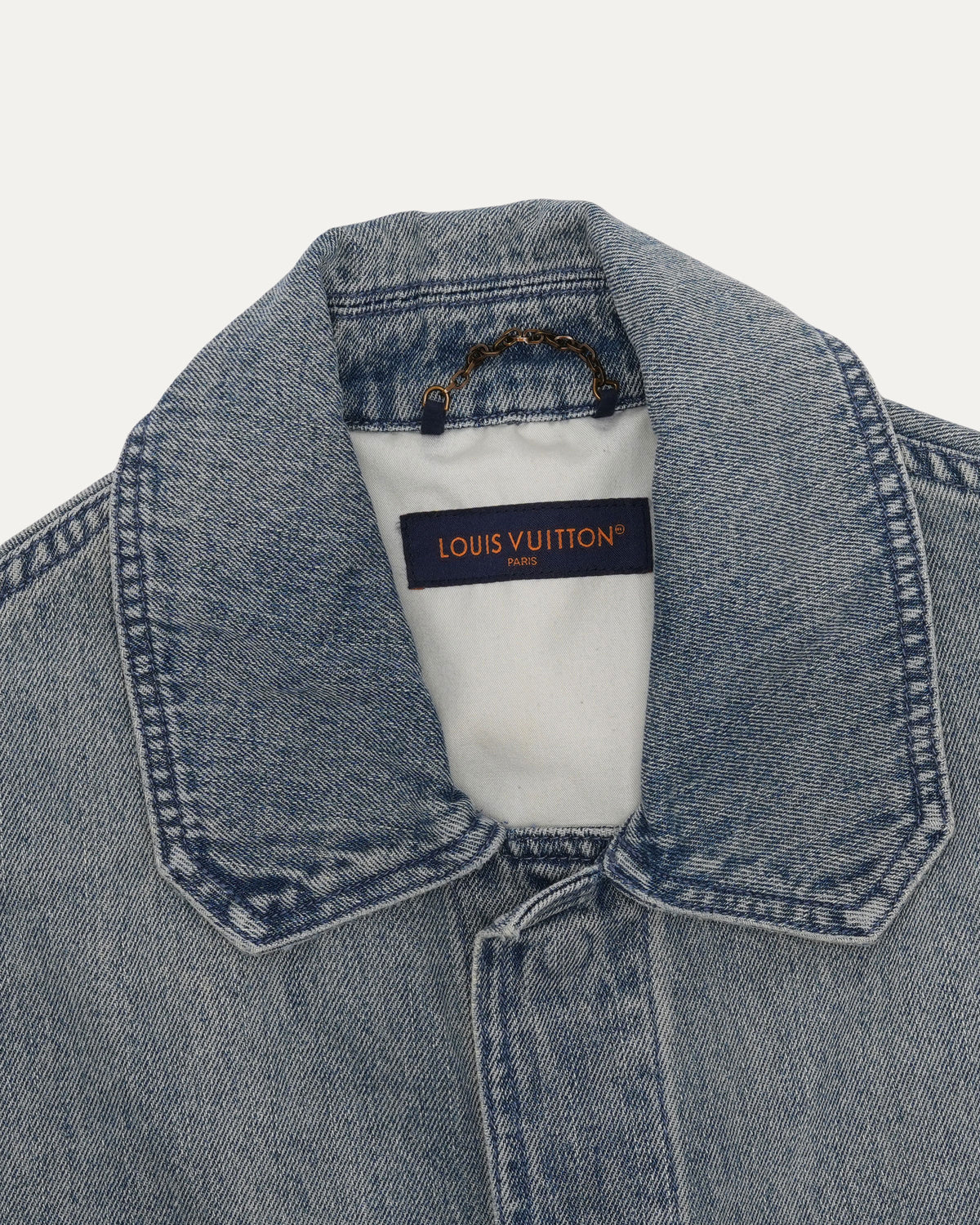 Denim Monogram Workwear Shirt