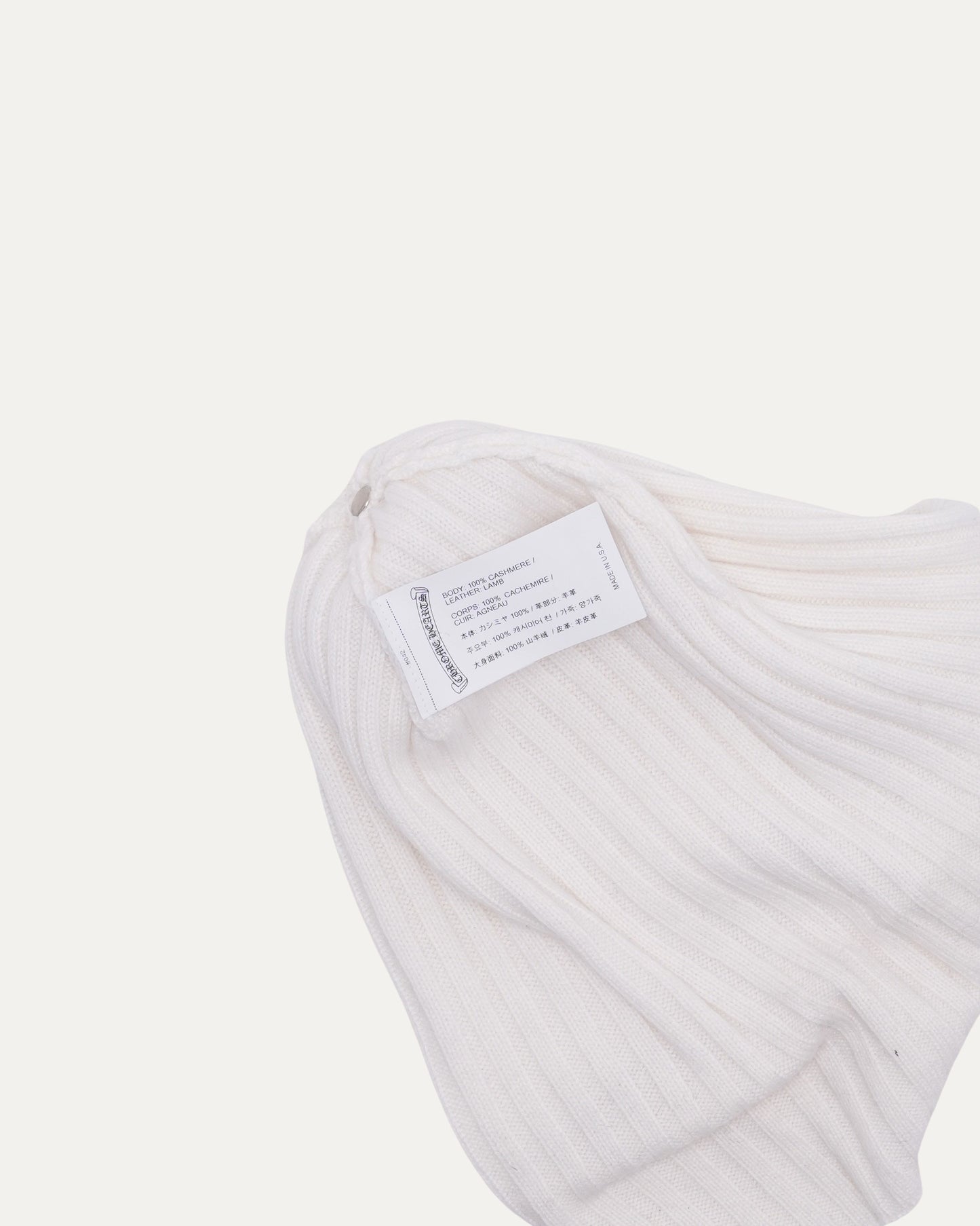 Cashmere Plus Cross Patch Beanie