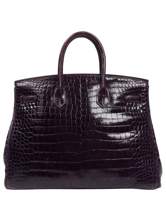 Croc Birkin Bag 35