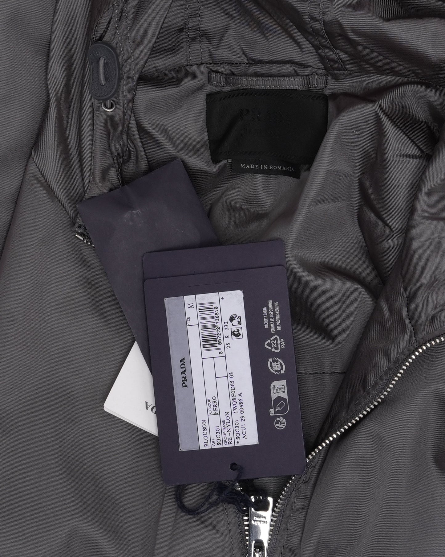 Hooded Re-Nylon Technical Jacket