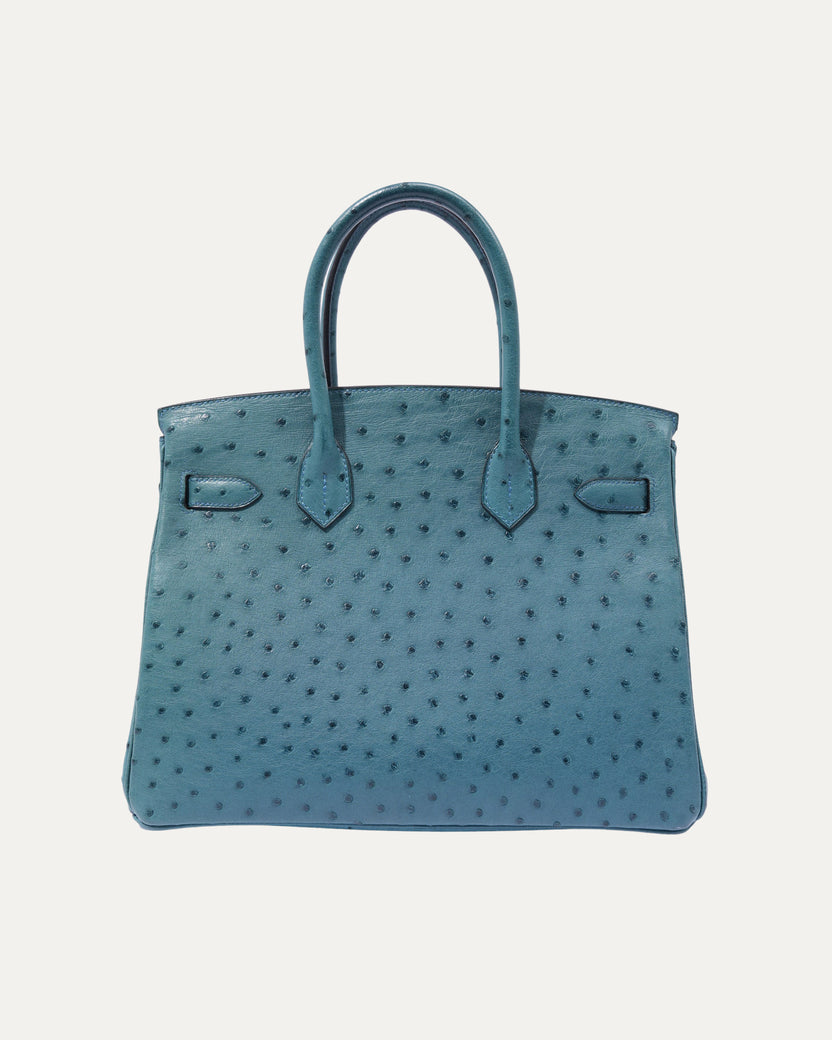 Colvert Ostrich Birkin 30