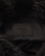 Double Breasted Fox Fur Coat