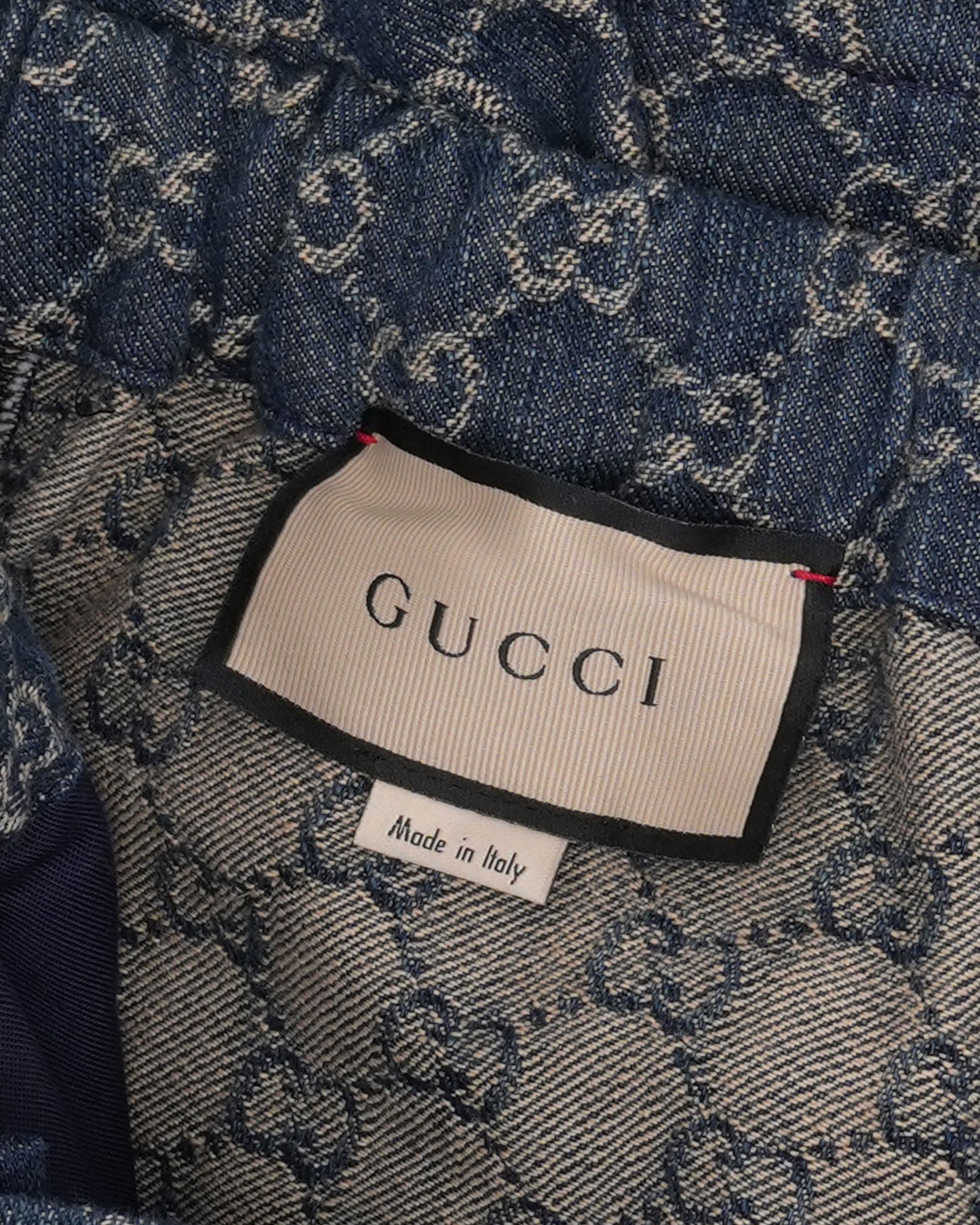 Denim GG Monogram Shorts