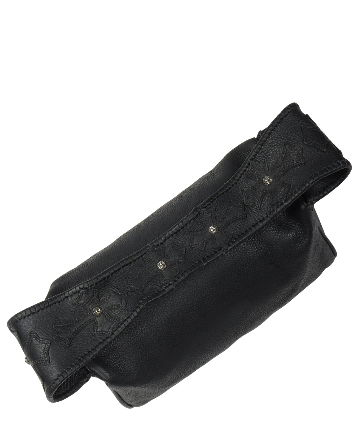 Lunch Box Cross Patch Leather Bag