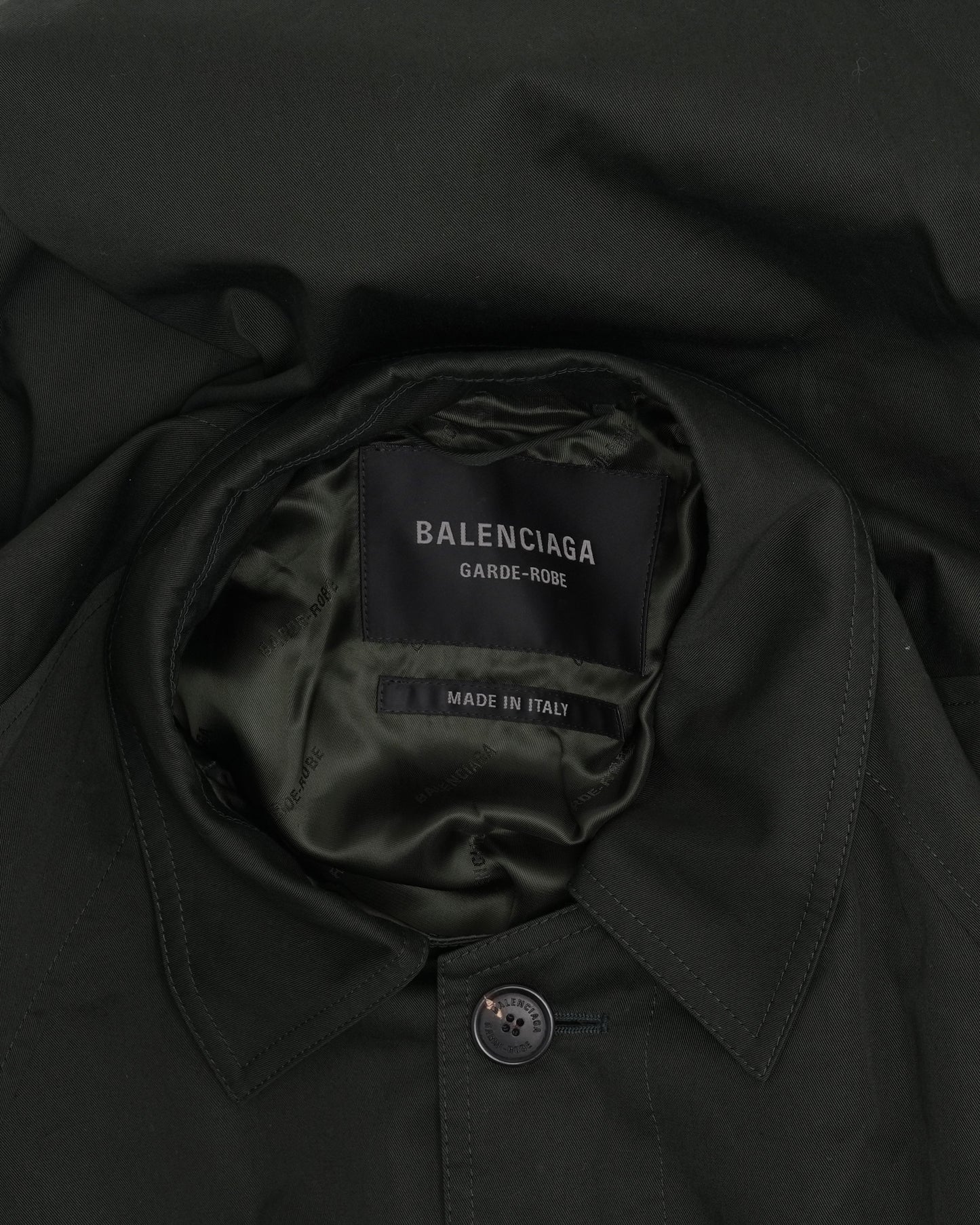 Belted Cotton Car Coat