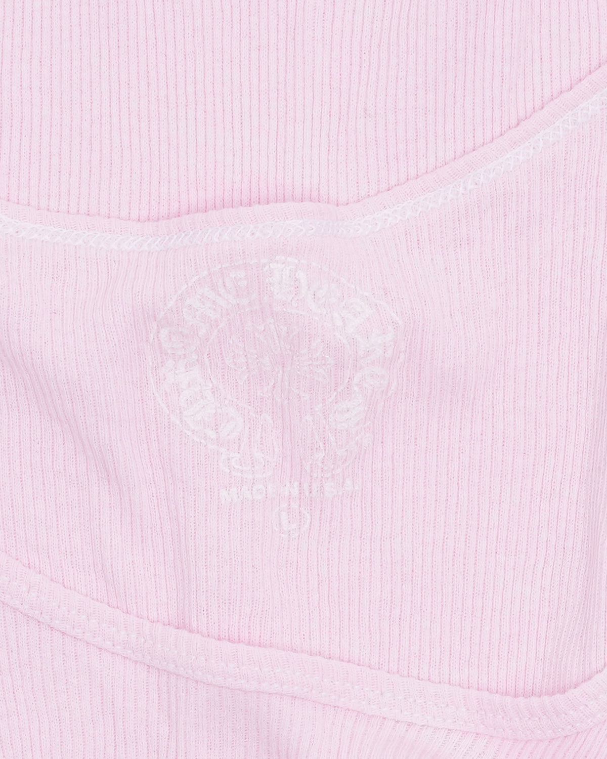 T-Bar Logo Ribbed Tank Top