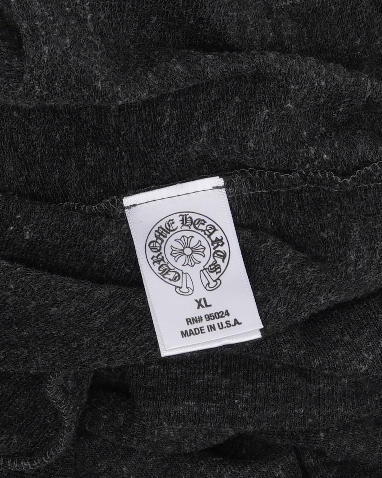 Tonal Plus Cross Logo Zip Up Hoodie