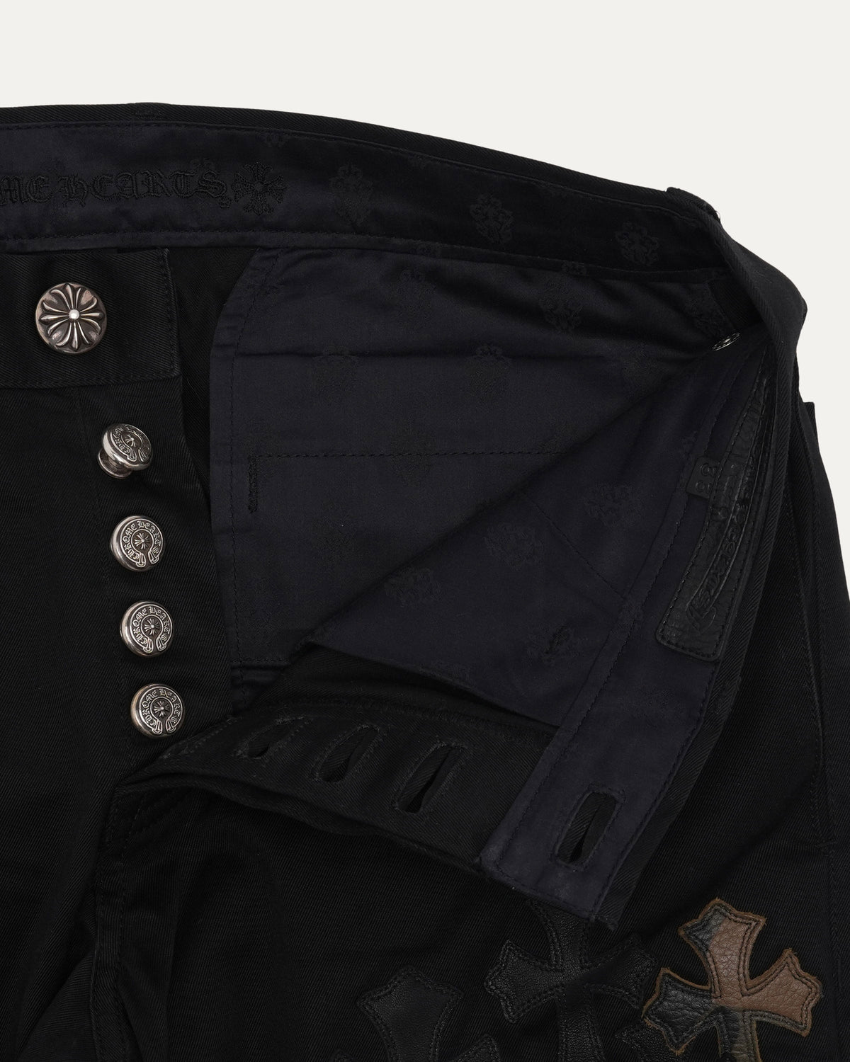 Cross Patch Chino Pants