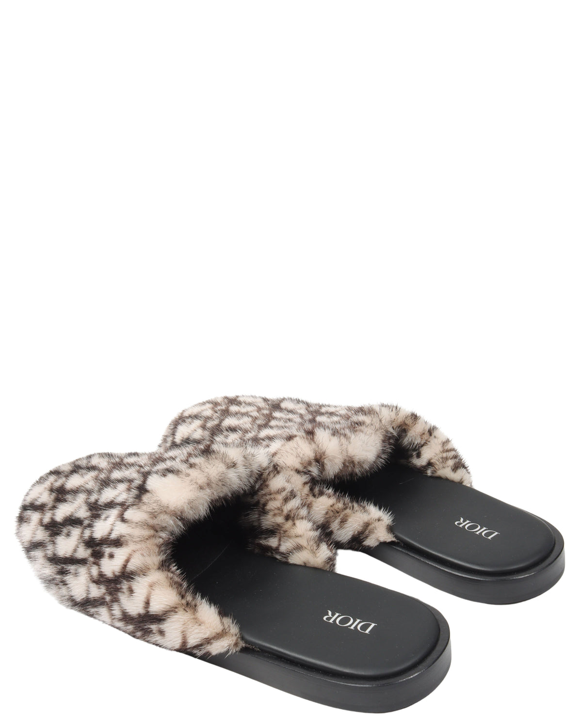 Mink Monogram Sandals