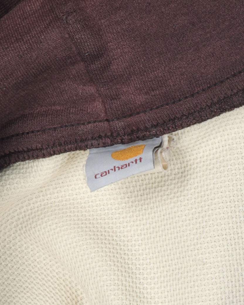 Carhartt Faded Distressed Thermal Hoodie