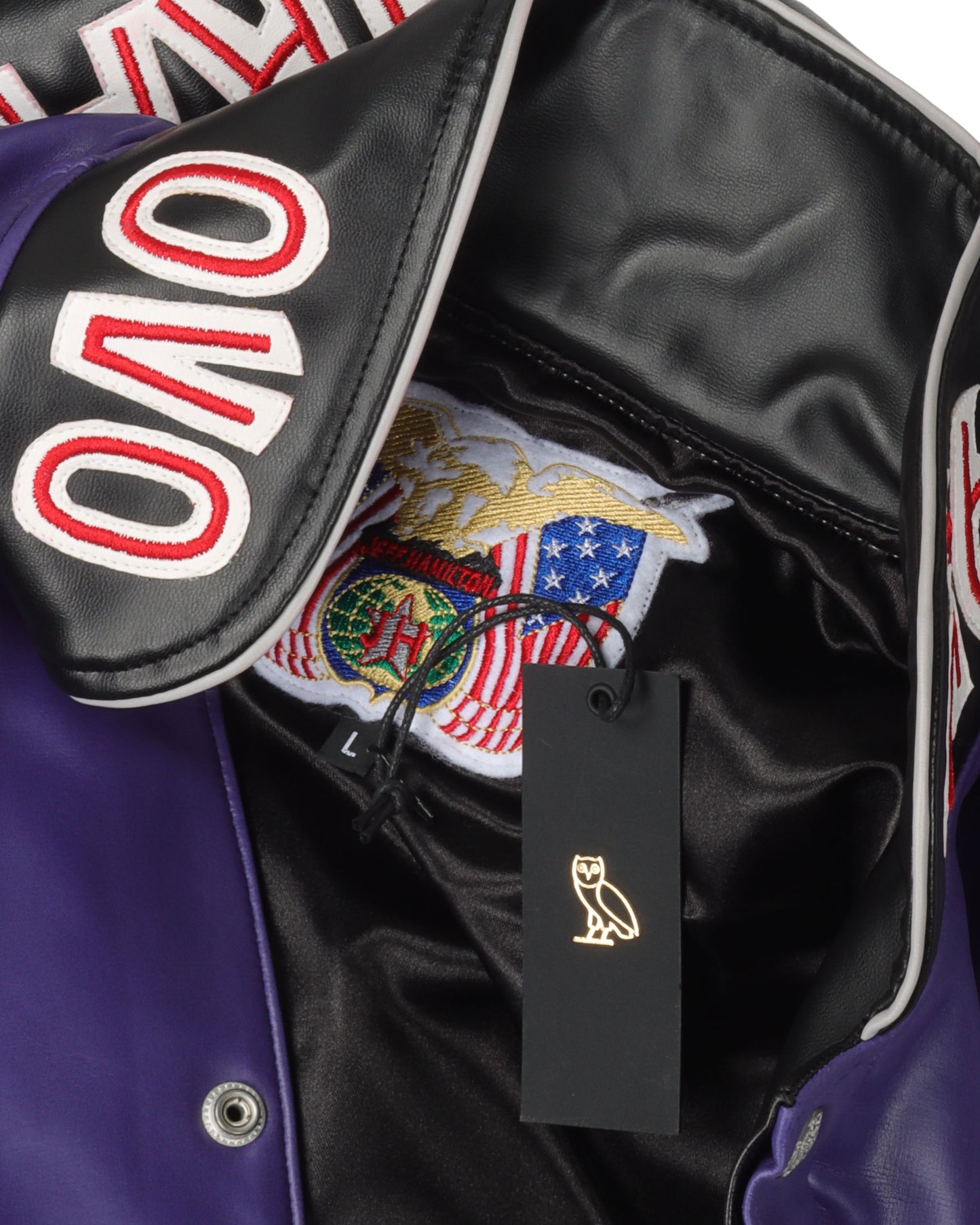 OVO Jurassic Park Raptors Varsity Jacket